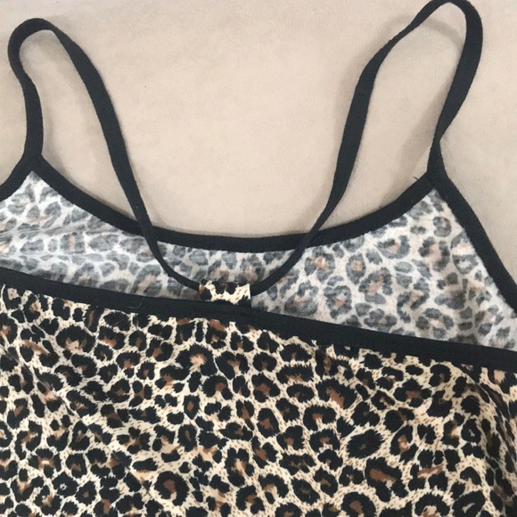 3 Cami Bundle: Leopard print, Blue flower print & Pink - Picture 5 of 11